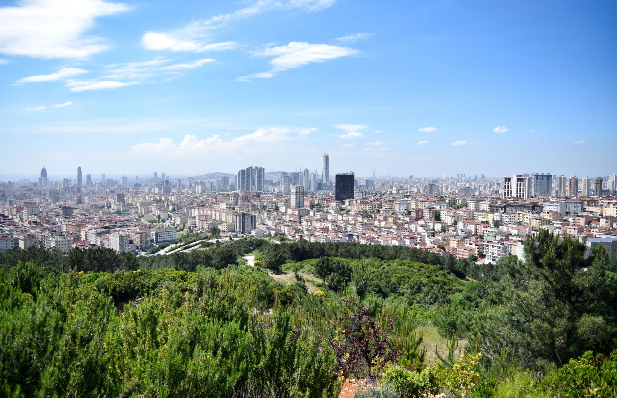 Bahçeşehir için şehir yerleşimi ve hizmet bölgesini temsil eden görsel